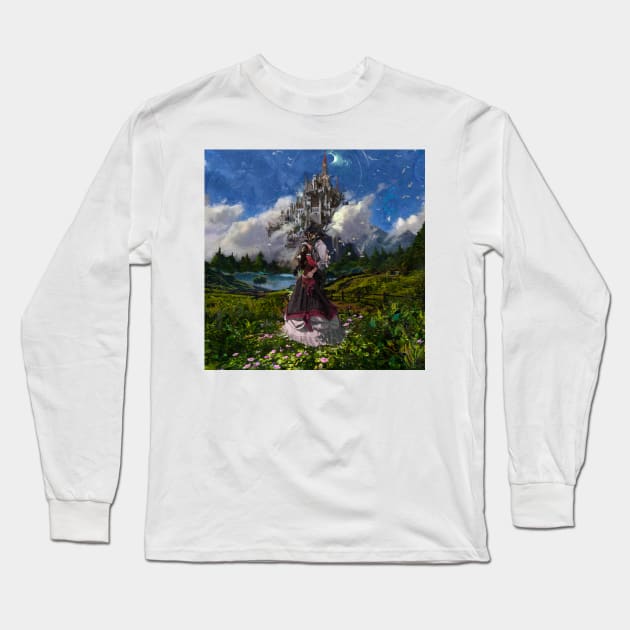 Grief in a beautiful place Long Sleeve T-Shirt by marthchrom